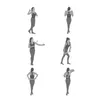 Zubehör Yoga Gear Muskelmassage Roller Trigger Point Stick Selbst myofasziale Freigabe für Bein/Rücken/Füße Relax Tool 4