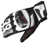 Komine GK 193 Protect Leather Mesh Gloves Motorbike Scooter Guantes Mountain Bicycle Bike Cycling White Black Luvas Mens H1022