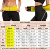 Lanfei kvinnor bastu viktminskning bantning neopren byxor termo midja tränare kontroll bälte svett leggings Body Shaper trosor 220212