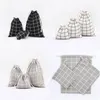 Gift Wrap 1PC Cotton Linen Jute Fabric Candy Bags Jewelry Packaging Wedding Favor Pouches & Drawstring Bag
