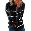 Jocoo Jolee Women Casual Striped Loose Hoodies Spring Long Sleeve O Neck Harajuku Sweatshirt Elegant Topps Pullovers Plus Size 210619