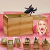 Masques de fête drôle en bois Prank Scare Box maison pratique blague Gag jouet avril poisson jour Halloween cadeau Surprise horreur Decor249L