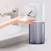 Automatisk flytande tvåldispenser USB-uppladdningsbar temperatur Smart skummaskin Infraröd sensor Touchless Hand Sanitizer 211206