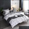 Conjuntos de cama Suprimentos Home Têxteis Jardim J5 Set JPCS King Duvet ER / Quilt Er / Comforter ER + 2 Fronha Tamanho da cama 150 * 200/180 * 220/200 * 20