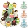 Supporto pieghevole per cupcake, torta alla frutta, dessert, torre per esposizione, supporto per albero, piatto, compleanno, baby shower, ricevimento, tè pomeridiano, altro festivo