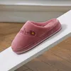 Winter indoor cotton slippers thick-soled couples with velvet warm home hospitality silent non-slip shoes Factory direct sale