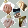 Wedding Ring For Women Man Concise Classical Multicolor Mini Cubic Zirconia Rose Gold Color Fashion Jewelry R132 R133