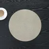 38cm runda pvc placemat kök matbord mattor steak pad anti-scalding isolering pads ins nordiska hotell restaurang heminredning 615 v2