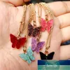 New Acrylic Cute Shiny Butterfly Choker Necklace Sweet Clavicle Chain Necklace 2020 Fashion Female Jewelry Gift For Women Factory price expert design Quality