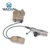 Wadsn Airsoft Interruptor Remoto Sotfair Weapon Light Botão Dual Caça Tático LED Lanterna PEQ DBAL A2 Acessórios 210322