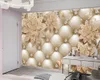 Custom Luxury Diamond Flowers 3d Wallpaper Living Room Bedroom Kitchen Home Decor Modern Exquisite Floral Painting Mural Wallpapers