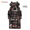 Outdoor Bags Camouflage 70L 100L Military Tactical Backpack Large Capacity Sports Army Hiking Backpacks Men's Trekking Waterproof Bag