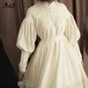 Gotisk vintage lolita klänning kvinnor japansk stil palats prinsessa es lantern ärm söt fest söt cosplay kostym y0913