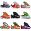 2021 Newest Mens X SPEEDFLOW+ FG Soccer Shoes High Quality Black White Red Messi Cleats Outdoor Football Boots
