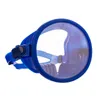 Máscaras de Mergulho Máscara de Snorkelling Anti Vazamento Conjunto de Snorkel Facial 180 Vista Panorâmica Profissional Classic Round Dive Equipment Ma