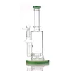 Hookahs glas bong dab rig 9,5 "höjd raka vatten bongs huvudet mini vax olja riggar rakt rör vattenrör