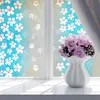 Pegatinas de pared estáticas para mantener la frescura de la película de la ventana flores esmeriladas opacas pegatinas de vidrieras de privacidad, utilizadas para la decoración del hogar, pegatina