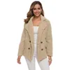 Baomyzhuo winter vrouwen jas hoge kwaliteit faux bont schapenvacht trenchcoat voor vrouwen herfst bovenkleding warme oversize pluche jassen 211007