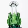 Ship By Sea Wholesale Pineapple Bong Hookahs Unique Big Glass Bongs Yellow Green Colors Recycler Dab Rig Bubbler Perc Thick Oil Rigs With Bowl WP2194