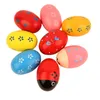 Wooden Egg Sand Music Toy Sand Hammer Early Education Musical Instrument For Children Baby Hand Play Toys