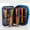 Potloodzakken Canvas School Cases For Girls Boy Case 72 Holes Pen Box Multi -functie Opslagtas Pakbenodigdheden