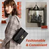 Sacs de rangement Sac anti-poussière transparent Sac à main portable pour femmes Sac à main Housse anti-poussière avec fermeture à glissière Protecteur étanche à l'eau