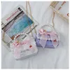 Kids Mini Purses 2021 Cute Girls Princess Bow Crossbody Bag Kawaii Little Girl Party Pearl Hand Bags Tote Kid Wallet