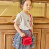 Söt liten tjej mini plånböcker kawaii läder crossbody väskor för barn små mynt plånbokspåse baby girls bowknot purse gåva