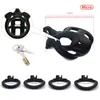 Nxy cockrings curvados macho Cobra Cobra Chastity kit brinquedos sexuais para homens galo gaiola anel de pênis plástico sagrado treinador bdsm adulto jogos 1123