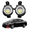 LED DRL Styling Lens Angel Eye Car Tillbehör strålkastare Dimljus Hög kvalitet för Nissan Versa 2012-2019