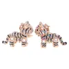 Keychains Tiger Pendant Charm Rhinestone Crystal Keyring Key Chain For Handbag Purse Metal Creative Hanger Fred22