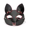 Masque Bdsm accessoires érotiques femmes lapin fille jeu de rôle Anime Cosplay Lingerie Sexy Bondage cuir masques pour les yeux pour jeux de sexe