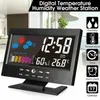Horloges de Table de bureau horloge météo numérique écran couleur écran LCD humidimètre calendrier sans fil décor à la maison