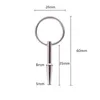 NXY Urethral Catheter Male Small Size Stainless Steel Metal Sound Probe Prince Wand Penis Plug Massager with Pull Ring Bdsm Sex Toy for Men0107
