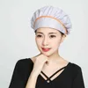 Men Women Cooking Cap Printed Adjustable Chef Hat Dustproof Workshop Working Cap Headscarf for Kitchen Restaurant Hotel Y21111