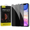 Sekretess Anti-Spy Screen Protector Film för iPhone 15 14 13 12 Mini 11 Pro XS Max XR 8 7 6 SE Tempered Glass 9H Hårdhet