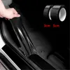 Carbon Fiber Protector Strip Sticker Auto Bumper Door Sill Protection Anti-Stepping Car Decoration Tape 3/5/7/10m