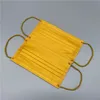 Gold Disposable Mask Adult Fashion Designer Face Masks 3 Layers Non-Woven Protection