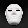 20 Pack DIY Full Face Masks Paper Mache Art White Craft Maske målbara tomma kostym masker för Mardi Gras, Masquerade, Cosplay, Dance Party,