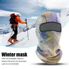 Cykelmössor masker full ansiktsmask vinter varm huva för skidbalaclava fleece huvud hals täckning kallsäker sportkläder4027722
