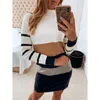 Casual Dresses 2022 Fall Winter Women High Neck Sweater Mini Dress Long Sleeve Plus Size For Woman