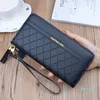 Designer-Wallets Zipper Tassel Checked Wallet Ladies Long With Large Capacity Mobile Phone Bag267P