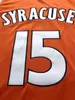 Carmelo Anthony # 15 Syracuse Basketball Jersey College's Men's White White Orange Black Taille S-3XL Jerseys de qualité supérieure