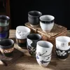 Japanska master cups antik vattenmugg skål vintage te cup 220 ml keramik tekopp tepare container dricksvaror hantverk