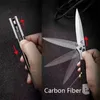 Nóż składany Benchmade 4170BK AUTO Fact 3.95" S90V Czarny DLC Spear Point Blade Aluminiowe uchwyty z wstawkami z włókna węglowego Kieszonkowe noże taktyczne EDC 417/417BK Narzędzia