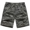 Camouflage Shorts Hommes Hot Casual Zipper Pocket Beach Shorts Mâle Bermuda Masculina Taille Élastique Marque Boardshorts Plus Taille 5XL X0628