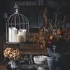 Kerzenhalter 1 Stück Vogelkäfighalter Vintage Schmiedeeisenständer