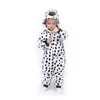 Dalmatiens Enfants Kigurumis Onesie Pyjamas Vêtements De Nuit Dessin Animé Chiot Chien Fille Garçon Fête Homewear Combinaisons Enfants Costume Vêtements 211130