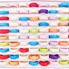 Moda 100pcs / lot anelli colorati anelli fatti a mano tessuto banda erba anello vite per le donne uomini stile misto ragazze partito gioielli regali