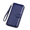 Wallets 11 Colors 2021 Fashion Leather Ladies Wallet Solid Vintage Long Women Purses Big Capacity Phone Clutch Money Bag Card Hold3640541